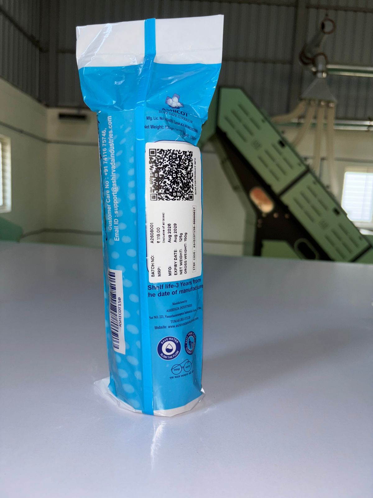 ASHICOT Absorbent Cotton Roll (150g)